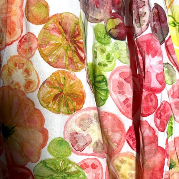 NWT MODCLOTH Heirloom Tomato Print Pocket Skirt - Picture 9 of 10